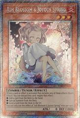 Ash Blossom & Joyous Spring (Alternate Art) - RA04-EN025 - (Platinum Secret Rare) - 1st Edition